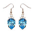 Earrings "Leonora (Aquamarine Blue)" with Swarovski™ crystals